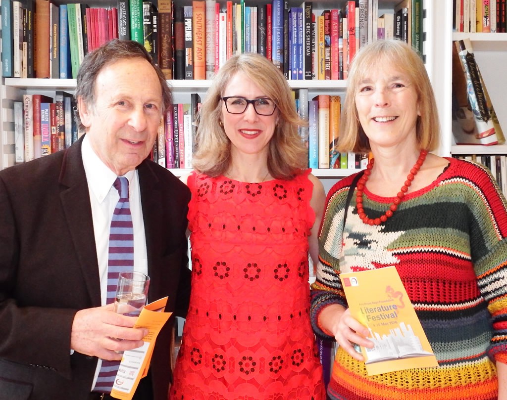 With Jeremy Robson of Robson Press and Chinese-English translator Nicky Harman